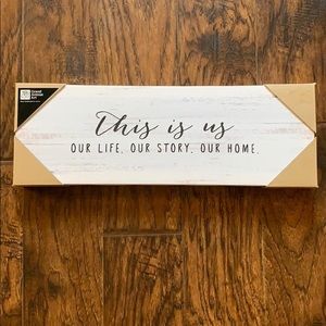 “This is us” canvas art